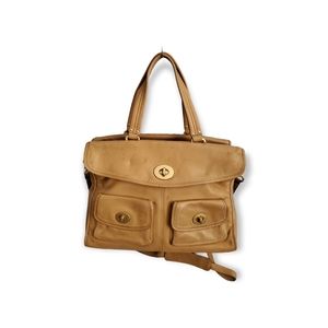 Coach Hamptons Camel Tan Leather Legacy Laptop Business Bag